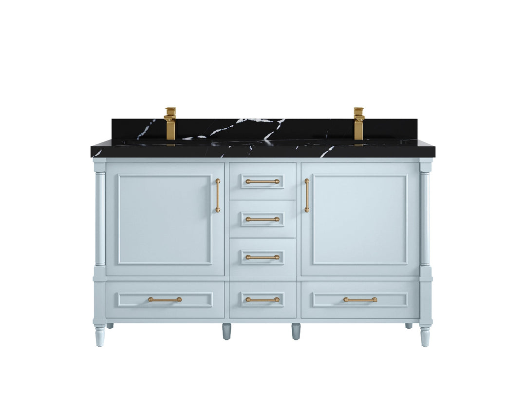 Aberdeen 60 in. W x 22 in. D Double Sink Bathroom Vanity - Willow Bath and Vanity