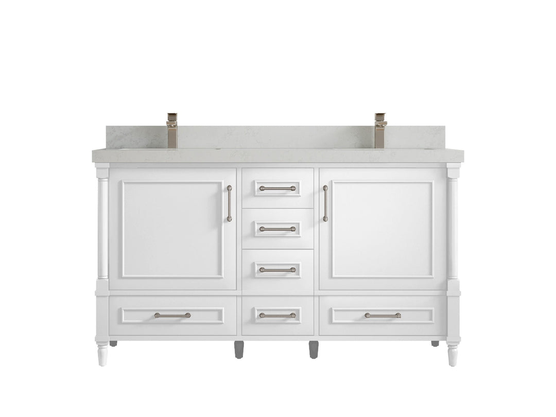 Aberdeen 60 in. W x 22 in. D Double Sink Bathroom Vanity - Willow Bath and Vanity