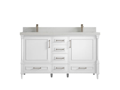 Aberdeen 60 in. W x 22 in. D Double Sink Bathroom Vanity - Willow Bath and Vanity