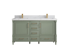 Aberdeen 60 in. W x 22 in. D Double Sink Bathroom Vanity - photo 22