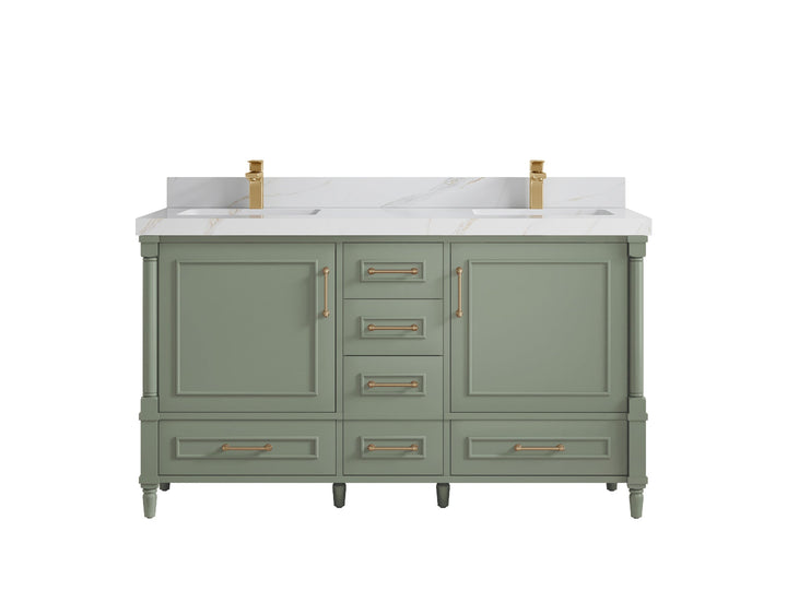Aberdeen 60 in. W x 22 in. D Double Sink Bathroom Vanity - photo 22