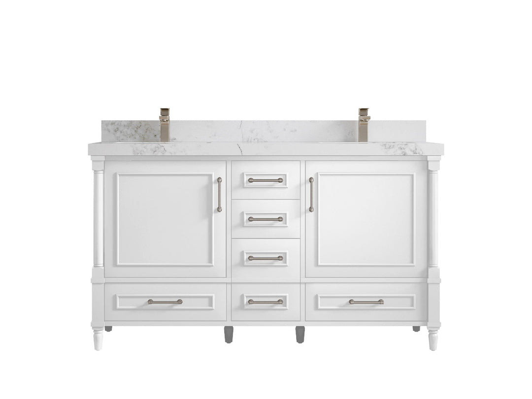 Aberdeen 60 in. W x 22 in. D Double Sink Bathroom Vanity - Willow Bath and Vanity