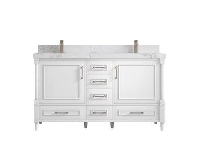 Aberdeen 60 in. W x 22 in. D Double Sink Bathroom Vanity - Willow Bath and Vanity