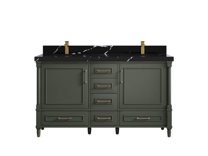 Aberdeen 60 in. W x 22 in. D Double Sink Bathroom Vanity - photo 12