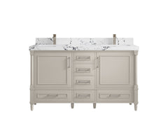 Aberdeen 60 in. W x 22 in. D Double Sink Bathroom Vanity - photo 39