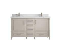 Aberdeen 60 in. W x 22 in. D Double Sink Bathroom Vanity - photo 13