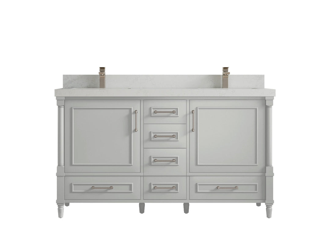 Aberdeen 60 in. W x 22 in. D Double Sink Bathroom Vanity - Willow Bath and Vanity