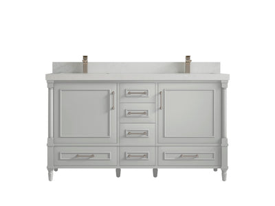 Aberdeen 60 in. W x 22 in. D Double Sink Bathroom Vanity - Willow Bath and Vanity