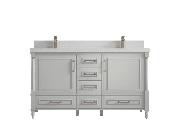 Aberdeen 60 in. W x 22 in. D Double Sink Bathroom Vanity - photo 10