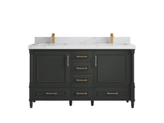 Aberdeen 60 in. W x 22 in. D Double Sink Bathroom Vanity - photo 20