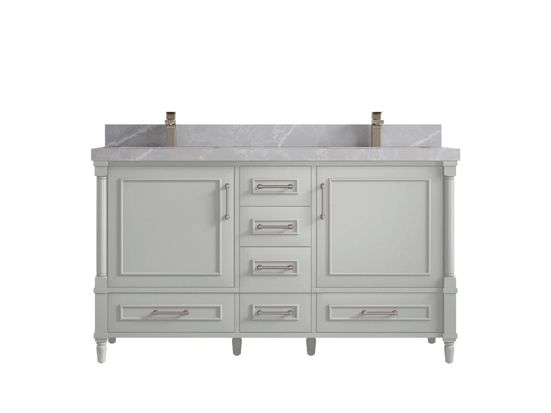 Aberdeen 60 in. W x 22 in. D Double Sink Bathroom Vanity - Willow Bath and Vanity