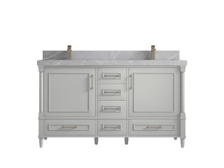 Aberdeen 60 in. W x 22 in. D Double Sink Bathroom Vanity - photo 30