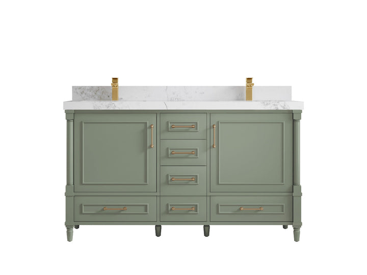Aberdeen 60 in. W x 22 in. D Double Sink Bathroom Vanity - photo 20