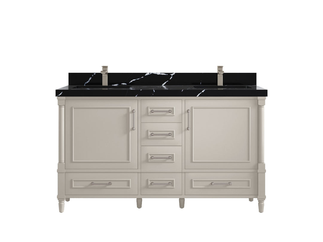Aberdeen 60 in. W x 22 in. D Double Sink Bathroom Vanity - Willow Bath and Vanity