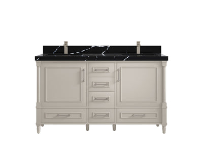 Aberdeen 60 in. W x 22 in. D Double Sink Bathroom Vanity - Willow Bath and Vanity