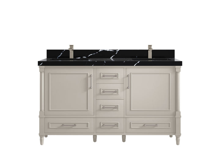 Aberdeen 60 in. W x 22 in. D Double Sink Bathroom Vanity - photo 9
