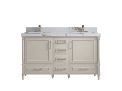 Aberdeen 60 in. W x 22 in. D Double Sink Bathroom Vanity - Willow Bath and Vanity