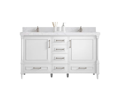 Aberdeen 60 in. W x 22 in. D Double Sink Bathroom Vanity - Willow Bath and Vanity