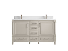 Aberdeen 60 in. W x 22 in. D Double Sink Bathroom Vanity - photo 27