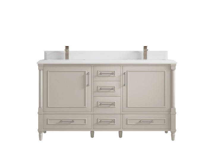 Aberdeen 60 in. W x 22 in. D Double Sink Bathroom Vanity - photo 27