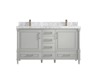Aberdeen 60 in. W x 22 in. D Double Sink Bathroom Vanity - Willow Bath and Vanity