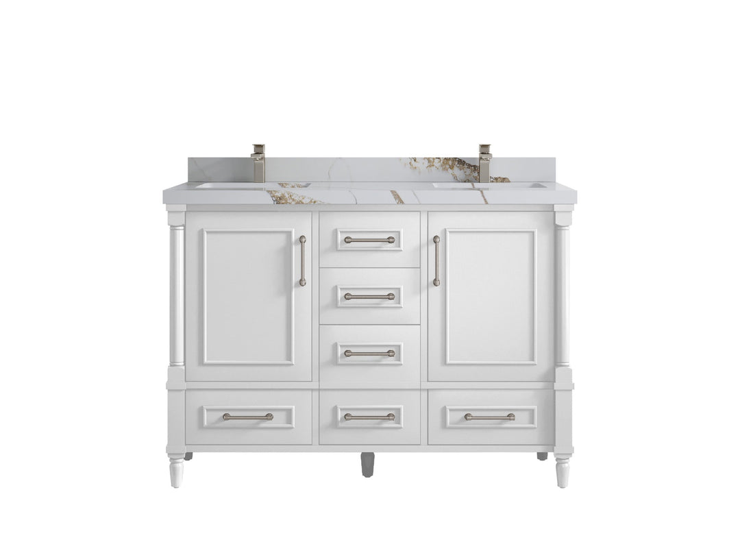 Aberdeen 60 in. W x 22 in. D Double Sink Bathroom Vanity - Willow Bath and Vanity