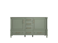 Aberdeen 60 in. W x 22 in. D Double Sink Bathroom Vanity - photo 6