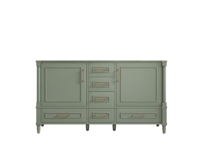 Aberdeen 60 in. W x 22 in. D Double Sink Bathroom Vanity - Willow Bath and Vanity