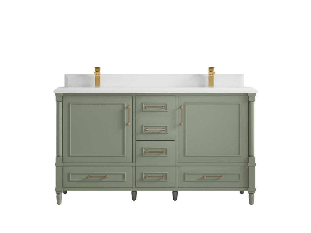 Aberdeen 60 in. W x 22 in. D Double Sink Bathroom Vanity - Willow Bath and Vanity