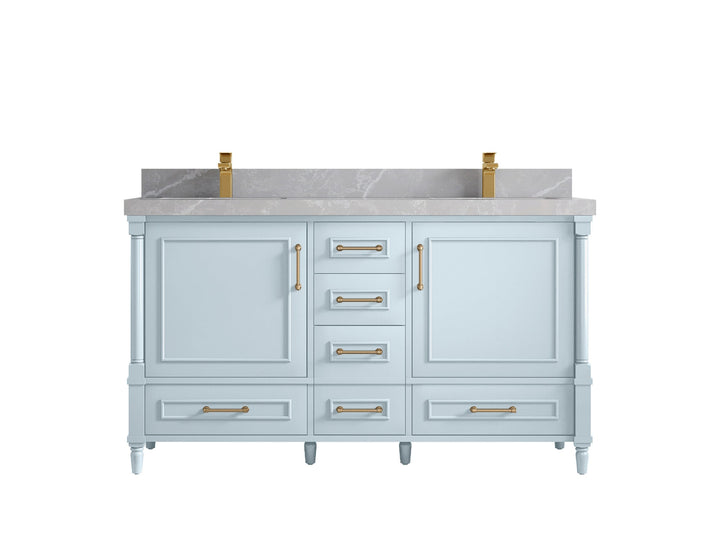 Aberdeen 60 in. W x 22 in. D Double Sink Bathroom Vanity - photo 33
