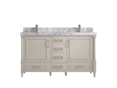 Aberdeen 60 in. W x 22 in. D Double Sink Bathroom Vanity - Willow Bath and Vanity