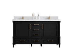 Aberdeen 60 in. W x 22 in. D Double Sink Bathroom Vanity - photo 1