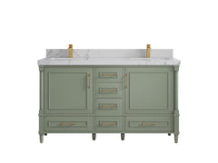 Aberdeen 60 in. W x 22 in. D Double Sink Bathroom Vanity - photo 40