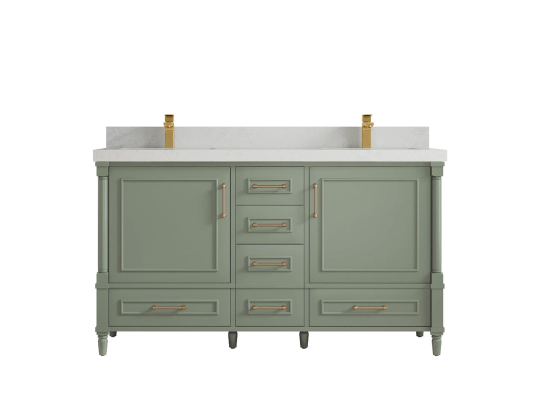 Aberdeen 60 in. W x 22 in. D Double Sink Bathroom Vanity - Willow Bath and Vanity