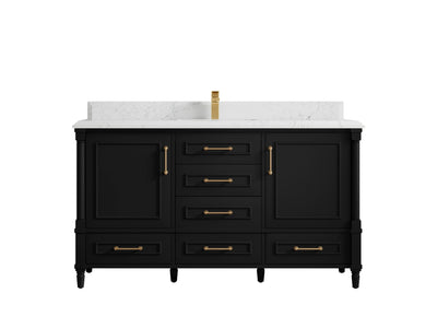 Aberdeen 60 in. W x 22 in. D Single Sink Bathroom Vanity - Willow Bath and Vanity
