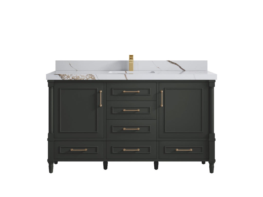 Aberdeen 60 in. W x 22 in. D Single Sink Bathroom Vanity - Willow Bath and Vanity