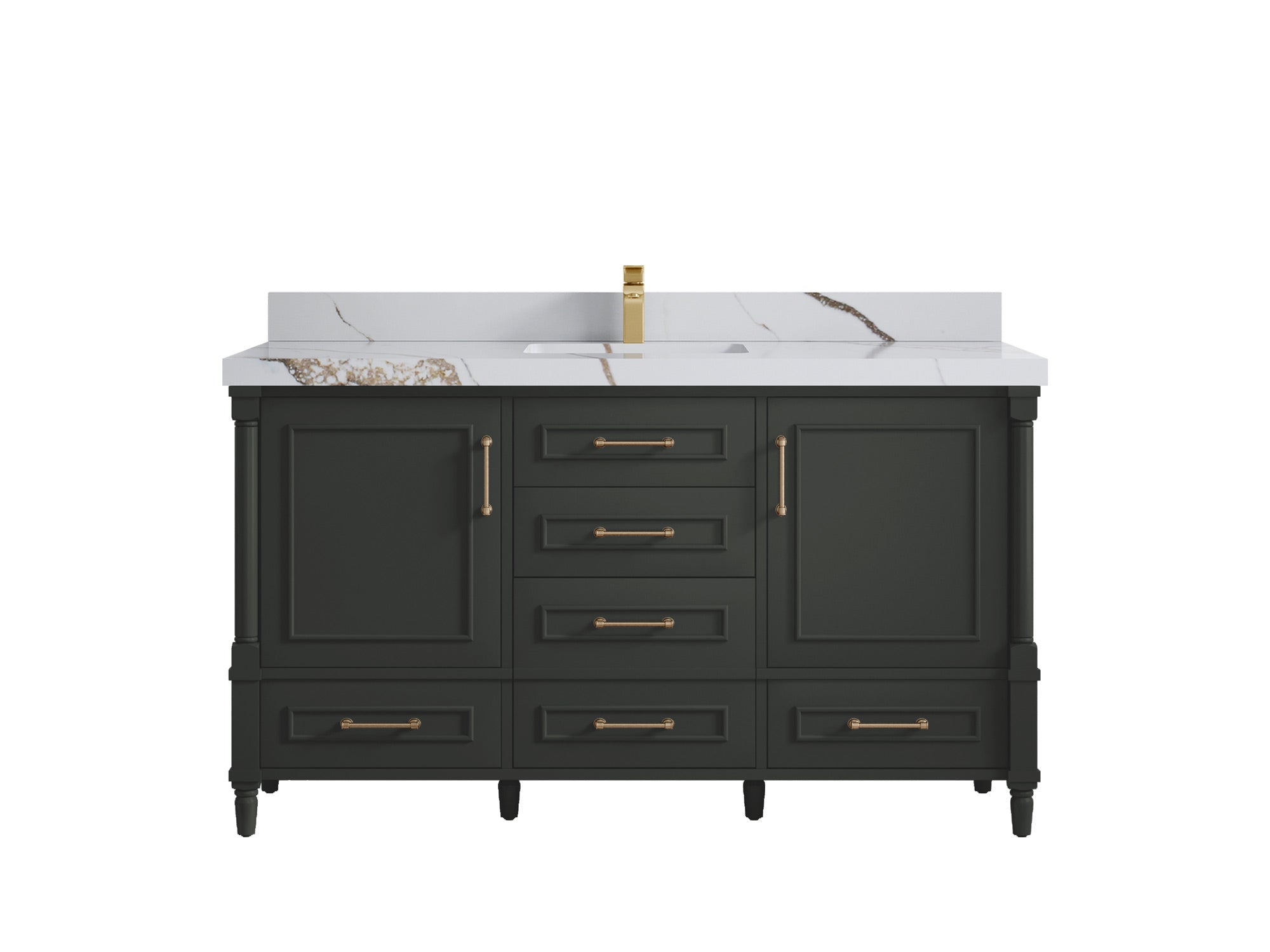 Aberdeen 60 in. W x 22 in. D Single Sink Bathroom Vanity - Willow Bath and Vanity