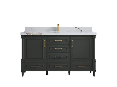 Aberdeen 60 in. W x 22 in. D Single Sink Bathroom Vanity - Willow Bath and Vanity