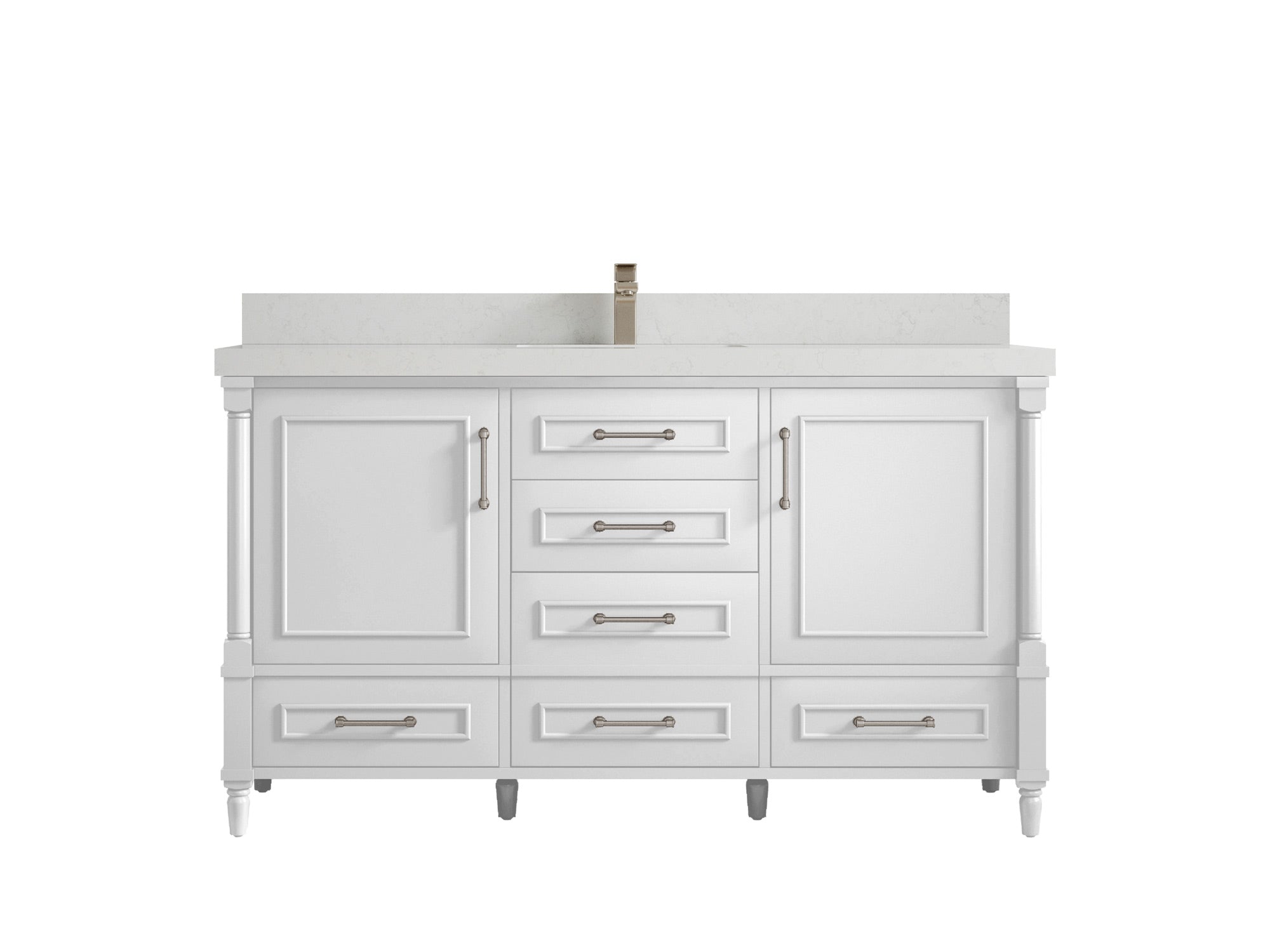 Aberdeen 60 in. W x 22 in. D Single Sink Bathroom Vanity - Willow Bath and Vanity