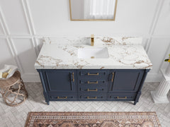 Aberdeen 60 in. W x 22 in. D Single Sink Bathroom Vanity - photo 35