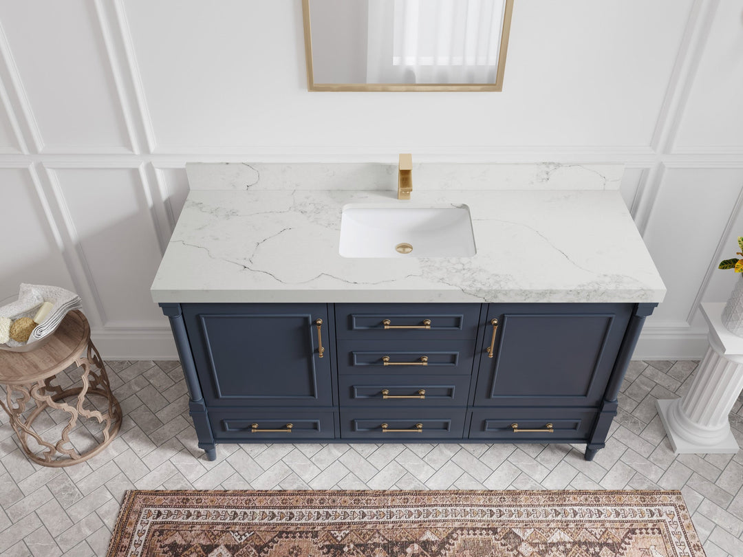Aberdeen 60 in. W x 22 in. D Single Sink Bathroom Vanity - Willow Bath and Vanity