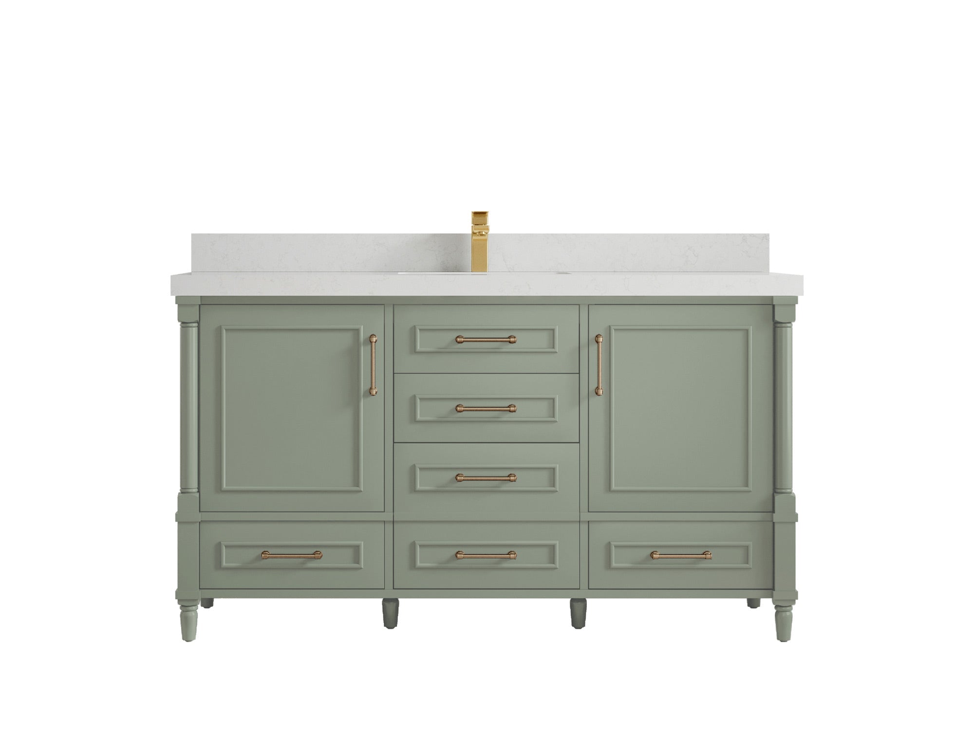 Aberdeen 60 in. W x 22 in. D Single Sink Bathroom Vanity - Willow Bath and Vanity