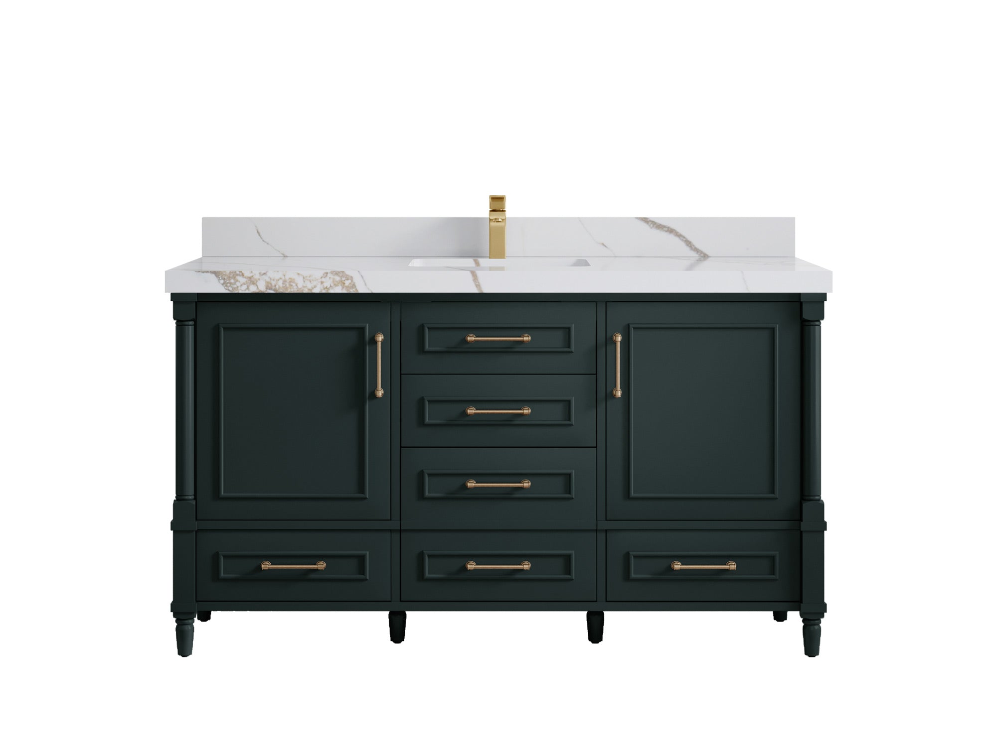 Aberdeen 60 in. W x 22 in. D Single Sink Bathroom Vanity - Willow Bath and Vanity