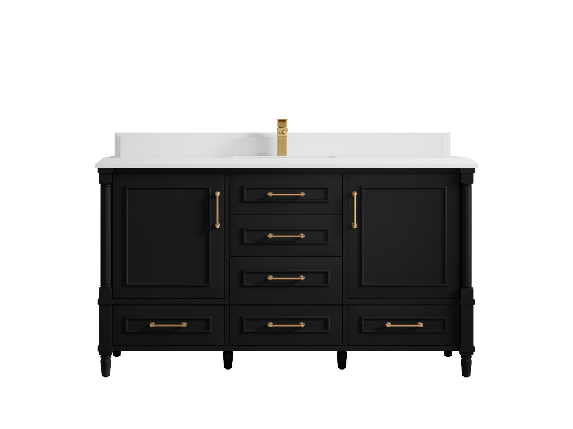 Aberdeen 60 in. W x 22 in. D Single Sink Bathroom Vanity - Willow Bath and Vanity