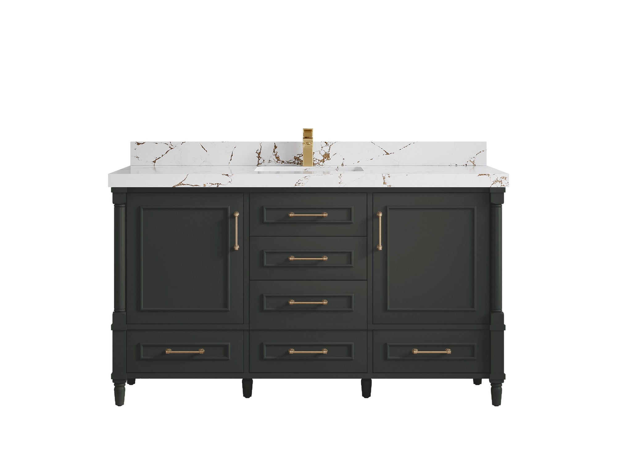 Aberdeen 60 in. W x 22 in. D Single Sink Bathroom Vanity - Willow Bath and Vanity