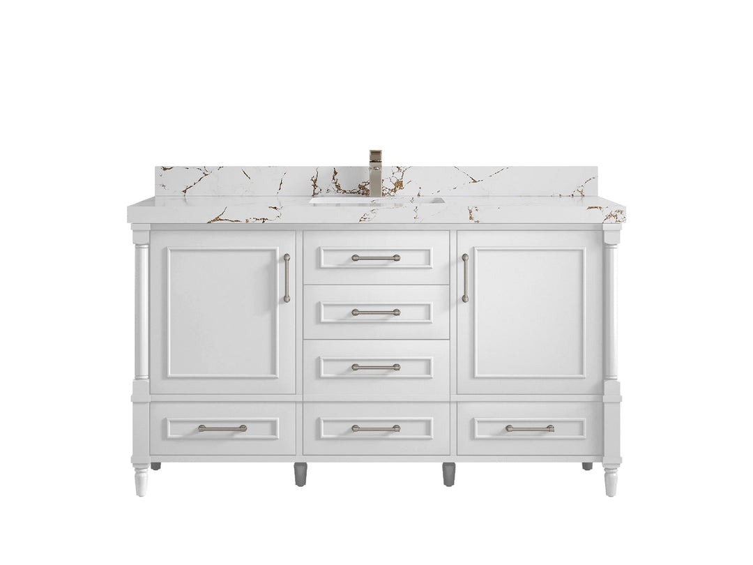 Aberdeen 60 in. W x 22 in. D Single Sink Bathroom Vanity - Willow Bath and Vanity