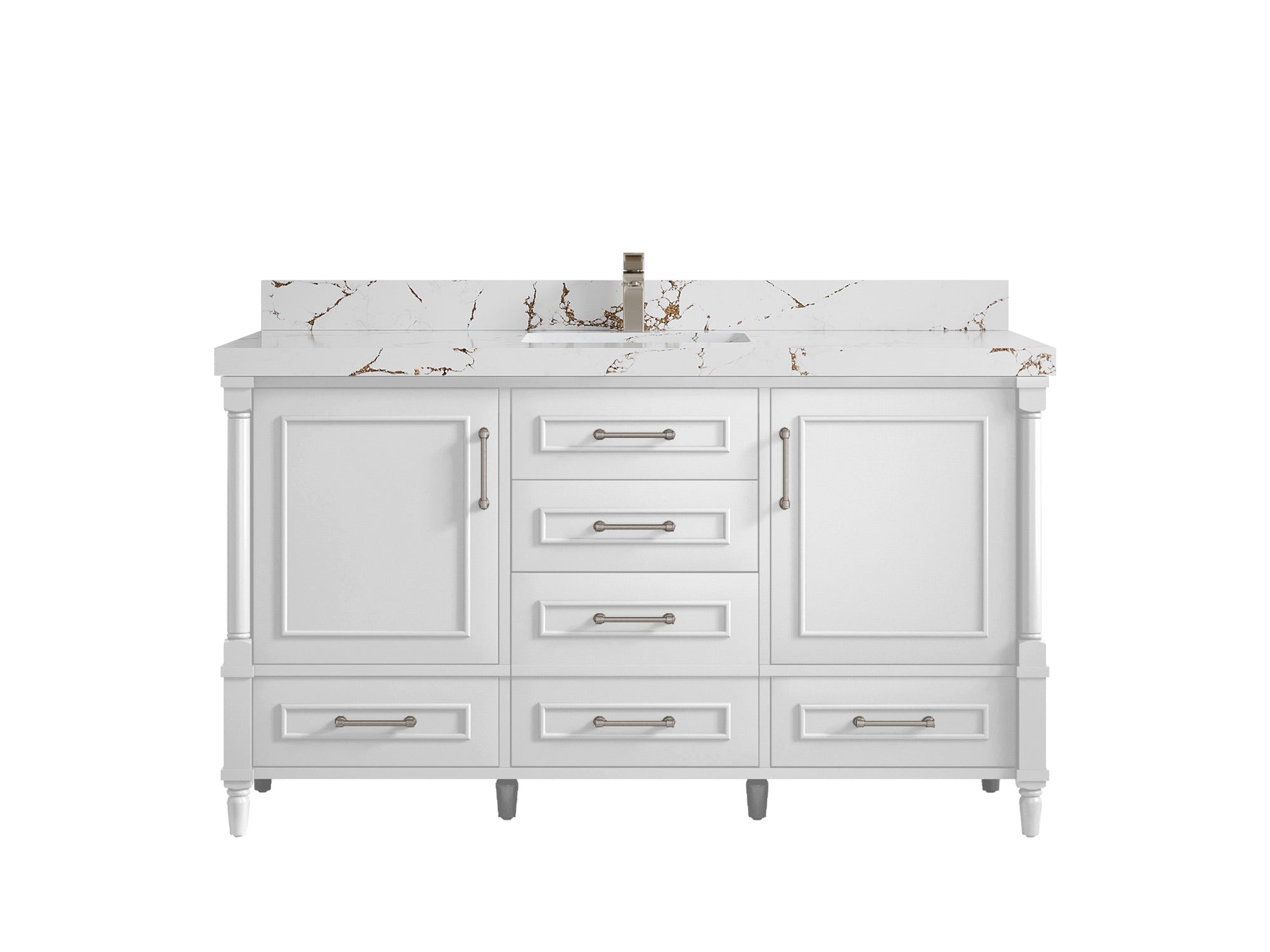 Aberdeen 60 in. W x 22 in. D Single Sink Bathroom Vanity - Willow Bath and Vanity