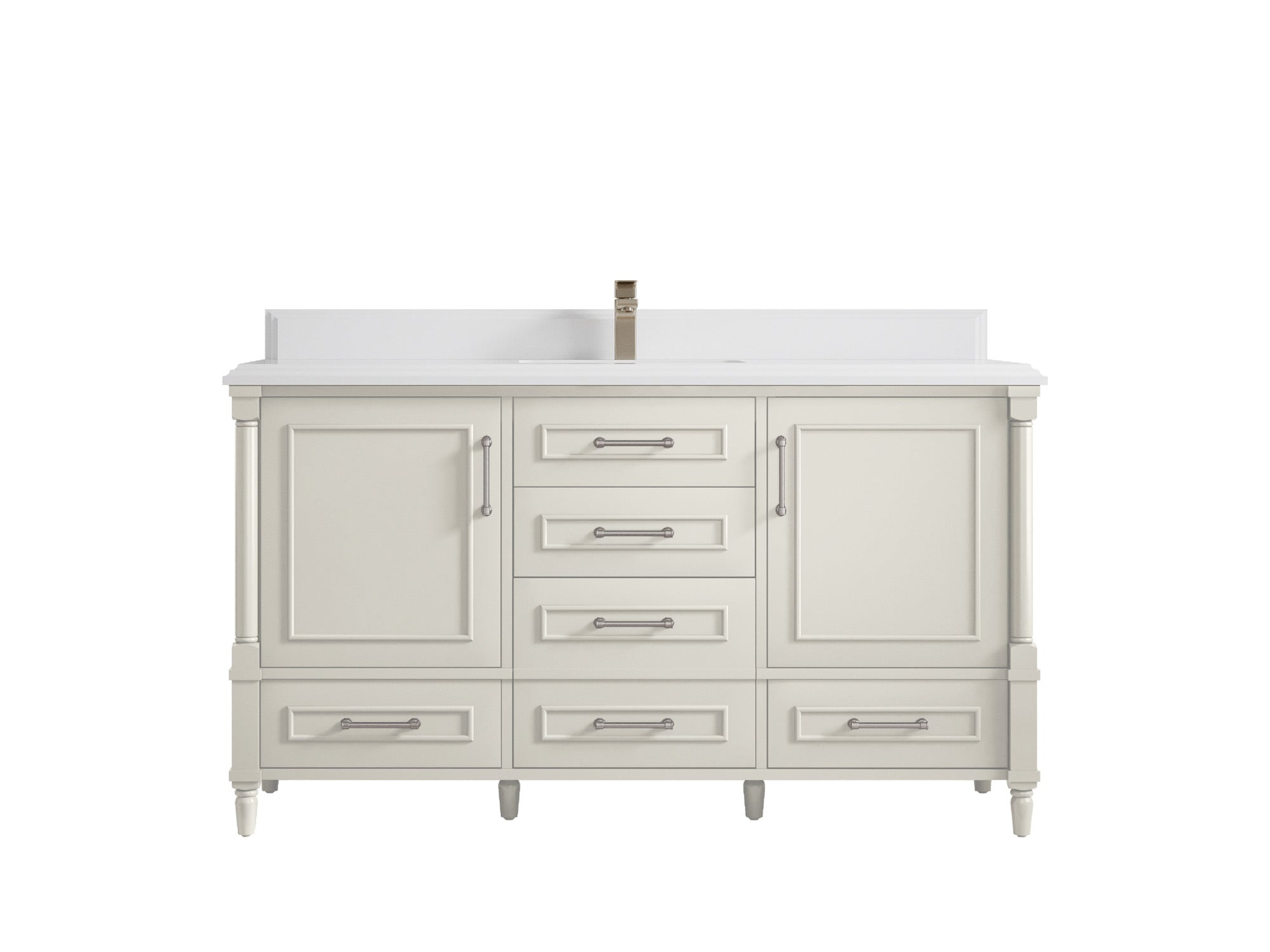 Aberdeen 60 in. W x 22 in. D Single Sink Bathroom Vanity - Willow Bath and Vanity