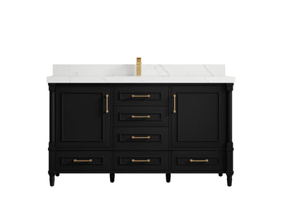 Aberdeen 60 in. W x 22 in. D Single Sink Bathroom Vanity - Willow Bath and Vanity