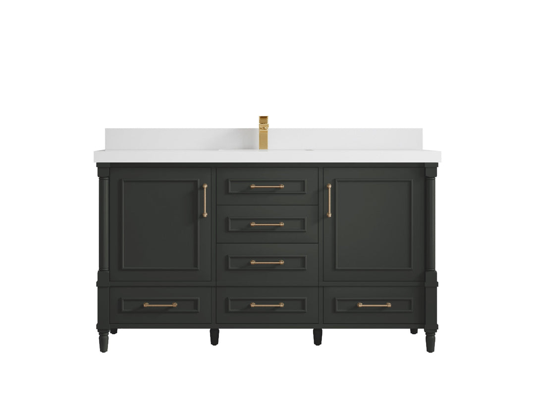 Aberdeen 60 in. W x 22 in. D Single Sink Bathroom Vanity - Willow Bath and Vanity